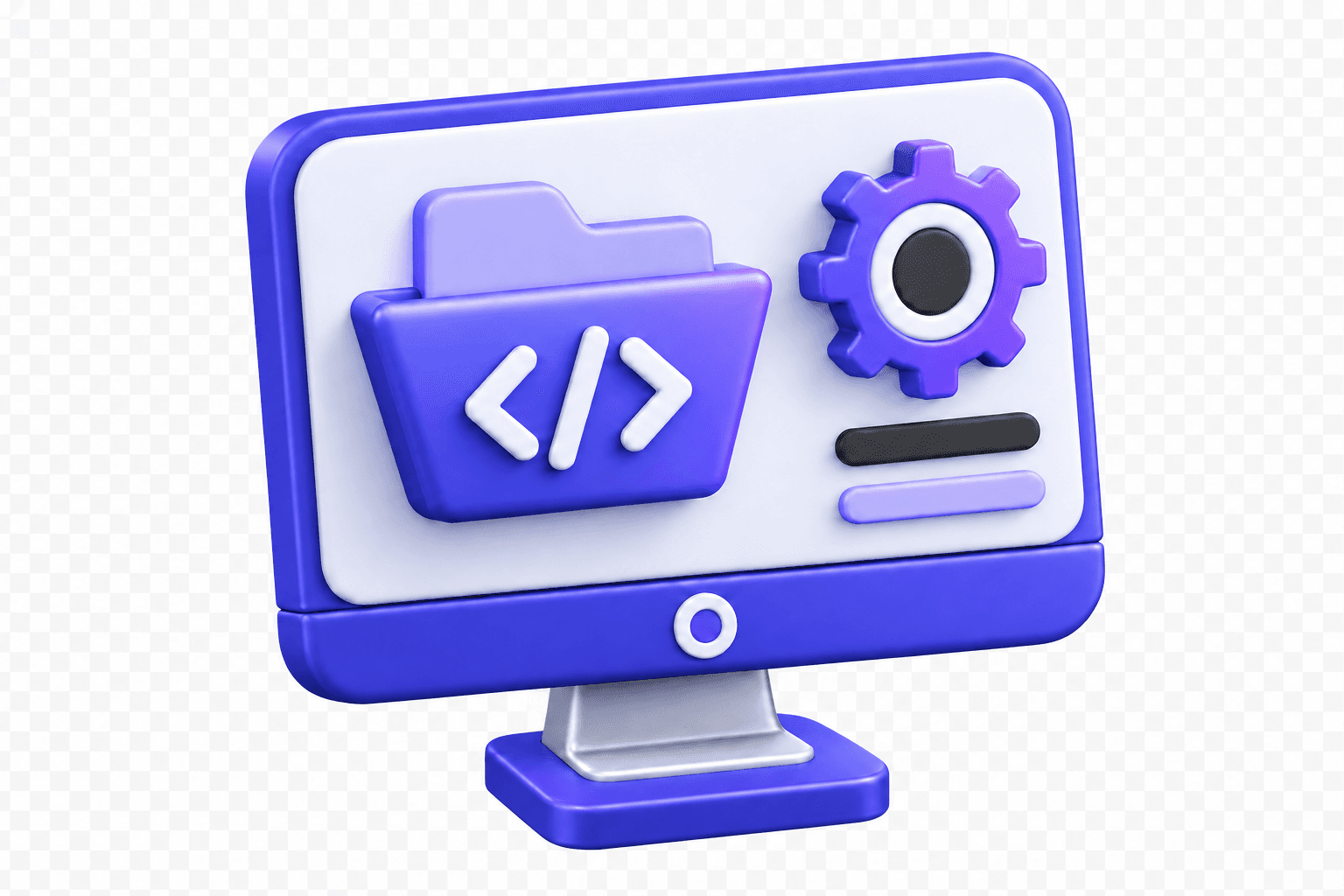3D coding workstation with a code folder and precision gear
